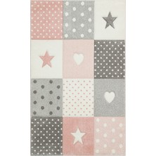 Eko Halı Çam Halı Eko Kids Kds 05 Grey Pınk Eko Halı