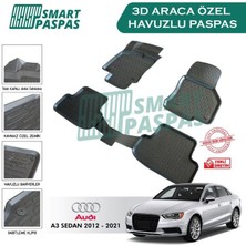 Smartpaspas Audi A3 Sedan 2012-2021 3D Havuzlu Paspas