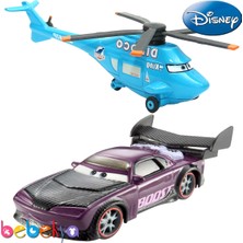 Disney Cars Arabalar Helikopter Dinoco Chopper ve Boost Die-Cast Arabalar