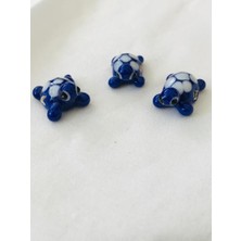 Livza Bijuteri Murano Cam Kaplumbağa 3 Adet Takı Malzemesi