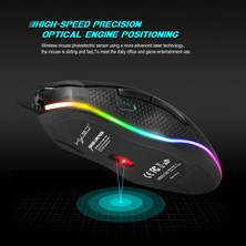 Hxsj S500 Rgb Kablolu Mouse 4800 Dpı