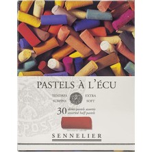 Sennelier 30'lu Yarım Boy Soft Pastel Boya Seti Parlak Renkler ve Yüksek Pigment Yoğunluğu
