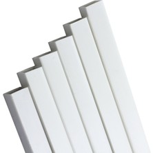 Güven Sanat Plastik Içi Boş Beyaz Çıta 3 x 4mm 50 cm 5'li