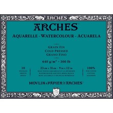 Arches Suluboya Blok 640 gr 23 x 31 cm 10SF N1795065