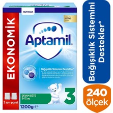 Aptamil 3 Bebek Devam Sütü 9-12 Ay 1200 gr