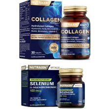 Hyalüronik Asit, Biotin,çinko Içeren Hidrolize  30 Tablet+Selenyum 100 Mcg 100 Tablet