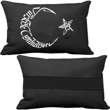 Öziron Lada Oto Uyumlu Koltuk Boyun Yastığı Bayrak Logolu Siyah  Yastık