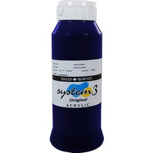 Daler Rowney System 3 Akrilik Boya 1000 ml Ultramarine
