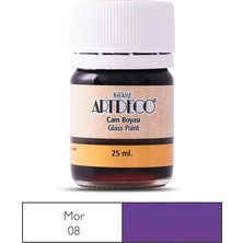 Artdeco Cam Boyası 25 ml Mor 08
