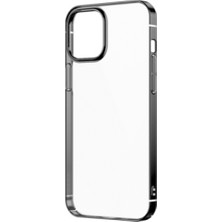 CoverZone Apple iPhone 12 Pro Kılıf Sert Kenarları Renkli Arkası Şeffaf Pix Kılıf Siyah