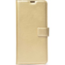 Gpack Xiaomi Redmi Note 10 Pro Kılıf Local Cüzdan Standlı Kartvizitli Gold