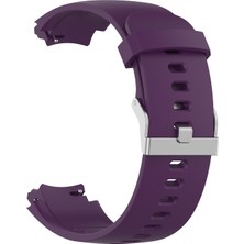 Case Street Amazfit Verge Kordon Kançalı Silikon Renkli Mor