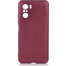 Case Street Xiaomi Poco F3 Kılıf Kamera Korumalı Premier Mat Mürdüm