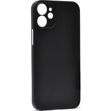 Case Street Apple iPhone 12 Mini Kılıf Pp Ultra Ince Slim Fit Arka Koruma Antrasit