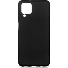 Case Street Samsung Galaxy M12 Kılıf Premier Mat Soft Silikon Siyah