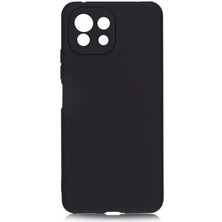 Case Street Xiaomi Mi 11 Lite Kılıf Mat Soft Kamera Koruma Premier Silikon Siyah