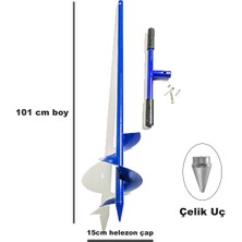 Mert Metal Toprak Delme Toprak Burgu Makinesi Montajlı