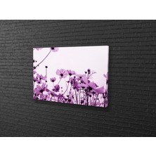 Tablo 360 Mor Çicekler Kanvas Tablo