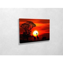 Tablo 360 Afrika Günbatımı Kanvas Tablo