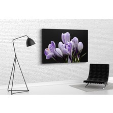 Tablo 360 Mor Çicekler Kanvas Tablo