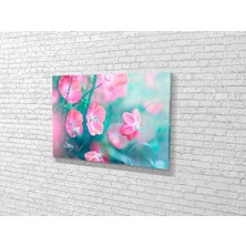 Tablo 360 Pembe Çicekler Kanvas Tablo