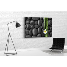 Tablo 360 Bambu ve Spa Taşları Kanvas Tablo