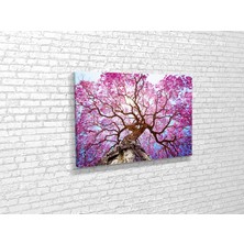 Tablo 360 Pembe Trompet Ağacı Kanvas Tablo