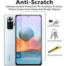 Fibaks Xiaomi Redmi Note 10S Ekran Koruyucu Kısa Temperli Sert Cam 9H Kırılmaz Cam Koruma Maxi