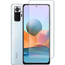 Xiaomi Redmi Note 10 Pro Ekran Koruyucu Kısa Temperli Sert Cam 9H Kırılmaz Cam Koruma Maxi