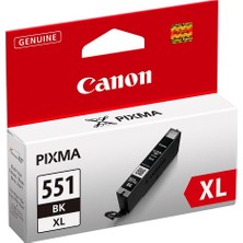 Canon CLI-551XL BK Orijinal Siyah Mürekkep Kartuşu