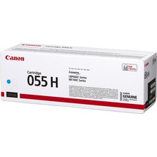 Canon CRG 055 H C Yüksek Kapasiteli Orijinal Cam Göbeği (Mavi) Toner