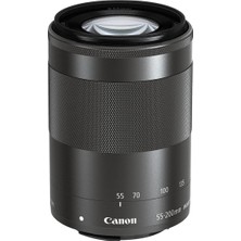 Canon EF-M 55-200mm f/4.5-6.3 IS STM Lens (Canon Eurasia Garantili)