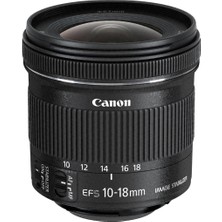 Canon EF-S 10-18mm f/4.5-5.6 IS STM Lens (Canon Eurasia Garantili)