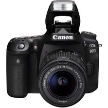 Canon EOS 90D + EF-S 18-135mm f/3.5-5.6 IS Nano USM Fotoğraf Makinesi (Canon Eurasia Garantili)