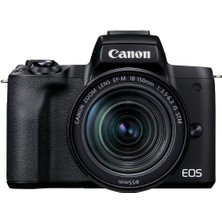 Canon EOS M50 Mark II + EF-M 18-150mm f/3.5-6.3 IS STM Fotoğraf Makinesi (Canon Eurasia Garantili)