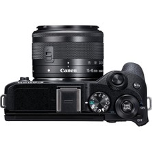 Canon EOS M6 Mark II + EF-M 15-45mm f/3.5-6.3 IS STM Fotoğraf Makinesi (Canon Eurasia Garantili)