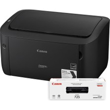 Canon LBP6030B Siyah Beyaz Lazer Yazıcı + CRG 725 (Canon Eurasia Garantili)