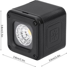 Profisher LED Işık 10M IP67 Su Geçirmez Dahili Pil 200-5500 20 Renk Filtre