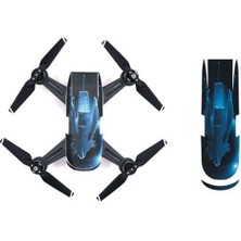 Profisher Djı Spark Su Geçirmez Premium Pvc Sticker Çıkartma Deep Blue