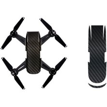 Profisher Djı Spark Su Geçirmez Premium Pvc Sticker Çıkartma Carbon