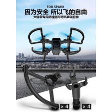 Profisher Djı Spark Amurtisörlü Yüksek Iniş Ayağı ve Pervane Koruyucu Set