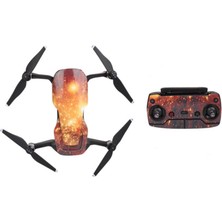 Profisher Dji Mavic Air Için Splendid Firework Su Geçirmez Pvc Cilt Çıkartma Seti