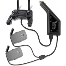Profisher Djı Mavic 2 Pro/zoom 3 In 1 Araç Şarjı 2 Pil Kumanda Şarj