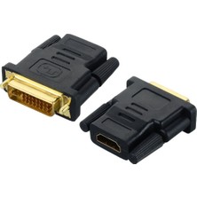 Tigdes HDMI - DVI - (24+5 Pin) Dönüştürücü (Hdmı Dişi - Dvı-I Erkek)