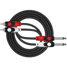 Kirlin 2mt Patch Kablo (2x1/4'' Mono - 2xrca)