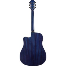 Aria ADW01CEBLS Cutaway Elektro Akustik Gitar