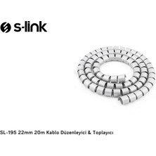 S-Link SL-195 22M 1 Metre Kablo Düzenleyici ve Toplayıcı