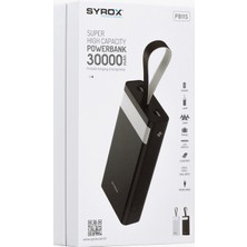 Syrox PB115 30000mAh Taşınabilir Şarj Cihazı