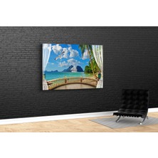 Tablo 360 Tropikal Manzara Kanvas Tablo