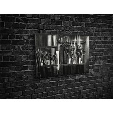 Tablo 360 Berber Aletleri Vintage Kanvas Tablo